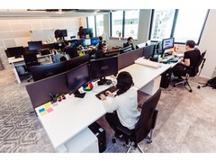 Een foto van de werkruimte in het kantoor van Google Frankrijk in Parijs. (Afbeelding Bron: Google)