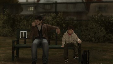 Afbeelding: Een screenshot van de gameplay van Heavy Rain.
