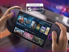 De Lenovo Legion Go S met SteamOS wordt geleverd in het paars en heeft geen afneembare controllers.
