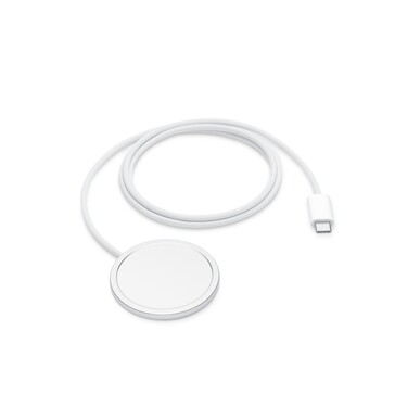 De bijgewerkte Qi2 25W MagSafe oplader kan de iPhone 17-telefoons in 30 minuten opladen tot 50% batterij. (Afbeeldingsbron: Apple)