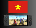De vlag van Vietnam boven de Nintendo Switch 2 console (Beeldbron: Nintendo of America)