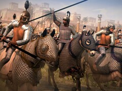 Een afbeelding van cavalerie uit Total War: Rome II – Emperor Edition, momenteel te koop op Steam.
