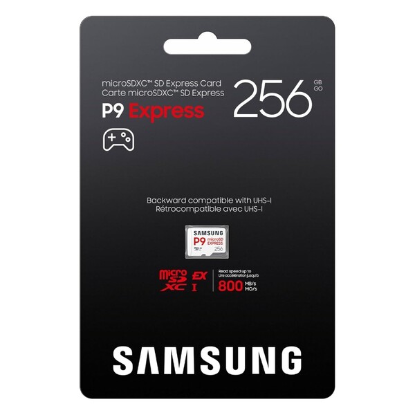 De Samsung P9 Express microSD-kaart heeft zes beveiligingen en 3 jaar garantie. (Afbeeldingsbron: Samsung)