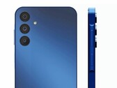 De Samsung Galaxy A15 heeft een uitstulping aan de rechterkant van het frame. (Afbeelding: Samsung, via Walmart)