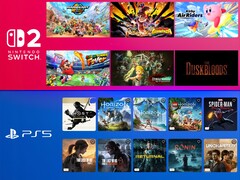 Switch 2 en PS5 exclusieve games worden getoond (Afbeelding bron: Nintendo of America, Sony PlayStation met bewerkingen)