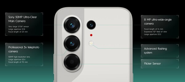 De Tecno Camon 50 Pro 4G heeft een telefotocamera om hem te onderscheiden van het niet-professionele model.