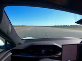 Deze Model S Plaid haalde een snelheid van 216 mph (347 km/u) (afbeelding: Electrec/YouTube)