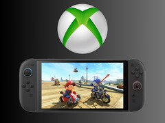 Xbox-logo boven Switch 2-console (Afbeeldingsbron: Microsoft Xbox Gaming, Nintendo of America)