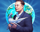 Twitter van Elon Musk ontwikkelt zich razendsnel tot een "alles X-app". (Afbeelding gegenereerd door Midjourney AI)