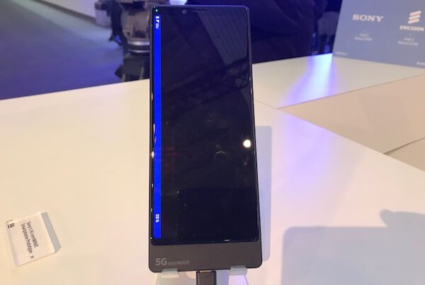 Sony 5G mmWave prototype op MWC 2019. (Afbeeldingsbron: AnandTech)