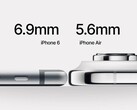 iPhone Air: Apple's dunste telefoon ooit lijkt niet zo dun vergeleken met de iPhone 6, maar hij is waarschijnlijk veel robuuster. (Afbeeldingsbron: Reddit)