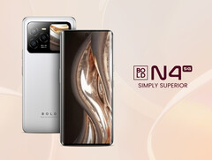 De Blu Bold N4 heeft een secundair scherm van 1,74 inch achteraan (Afb. bron: Blu)