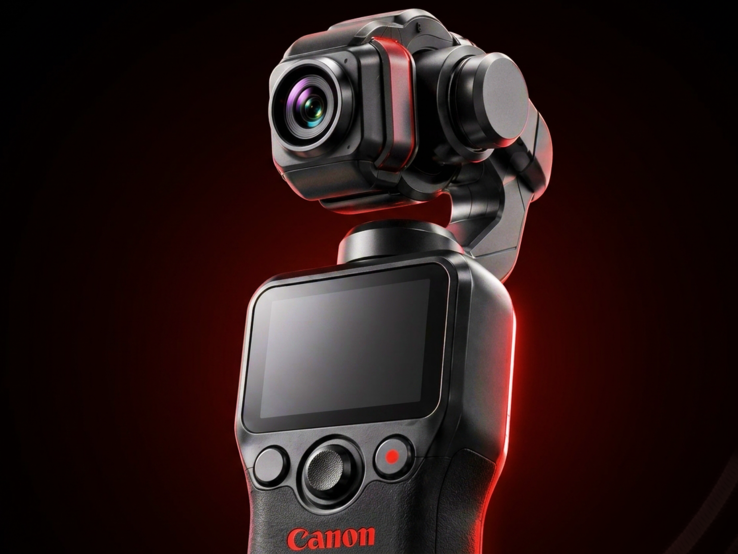 Volgens een recent patent werkt Canon ook aan een hoogwaardige gimbalcamera.
