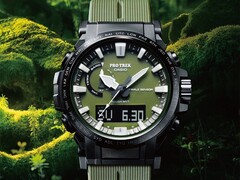 De Casio Pro Trek PRW-61ANS-3 en PRG-340ANS-3 horloges zijn kaki, net als de oudere PRW-61Y-3 (afbeelding). (Afbeeldingsbron: Casio)