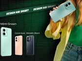 De Infinix Smart 9 HD is verkrijgbaar in de kleuren Koraalgoud, Metallic Zwart, Neo Titanium en Mintgroen (Afbeelding bron: Infinix)