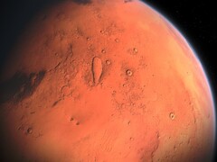 Een illustratie van de planeet Mars en zijn atmosfeer. (Afbeeldingsbron: Aynur_zakirov - Pixabay)
