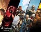 PlayStation Productions-games worden weergegeven