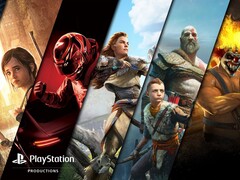 PlayStation Productions-games worden weergegeven