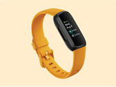 De Fitbit Inspire 3 komt in meerdere kleuren op de markt, waaronder Morning Glow. (Afbeelding bron: Amazon Canada)