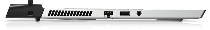 Links: Kensington, LAN, USB-A 3.0, headset-audio-aansluiting (bron afbeelding: Dell)