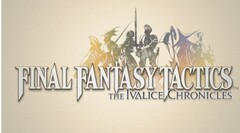 Het officiële logo voor Final Fantasy Tactics: The Ivalice Chronicles, met silhouetten van personages uit de geremasterde tactische RPG (Afb. bron: Square Enix Press Site)
