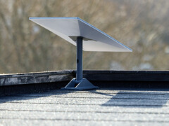 De Starlink Residential Kit schotel voor satellietinternet. (Afbeeldingsbron: SpaceX)