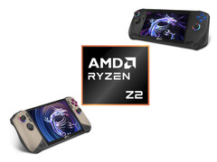 MSI heeft de Claw-serie tot nu toe uitsluitend met Intel-processors aangeboden. (Afbeeldingsbron: AMD & MSI - bewerkt)