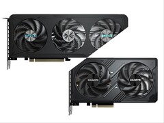 Gigabyte RTX 5060 Ti (links) en RTX 5060 (rechts).