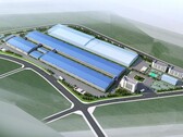 Nieuwe 10 GWh fabriek voor solid-state batterijen in China (render: Judian/SCMP)