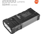 Acebeams X35 met zijverlichting en drie krachtige LED’s aan de voorkant.