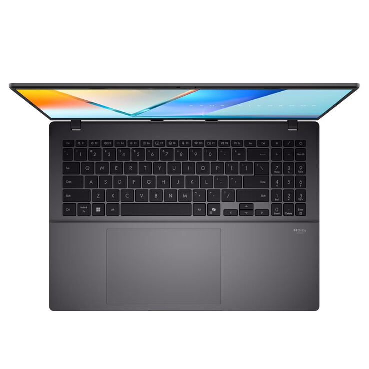 De Vivobook heeft een numpad en een behoorlijk groot touchpad (Afbeelding bron: Asus)