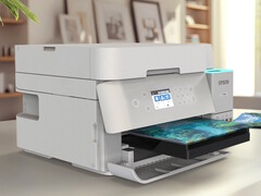 De Epson EcoTank ET-3950 all-in-one inkjetprinter is een van de twee aangekondigde nieuwe modellen met grote inkttanks en hoge werkcycli voor grote volumes afdrukken thuis of op het werk. (Afbeeldingsbron: Epson)