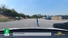 Model Y zonder radar heeft de voetgangersdetectietest doorstaan (afbeelding: Euro NCAP)