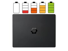 De Framework Laptop 13 Pro is uitgerust met een batterij van 74,45 Wh.