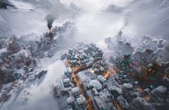 Frostpunk 2 laat spelers veel grotere steden bouwen dan het eerste deel. (Afbeelding: 11 Bit Studios)