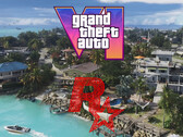 GTA 6 kaart getoond met Rockstar Games logo (Afbeelding bron: Rockstar Games, Rockstar Games YouTube met bewerkingen)