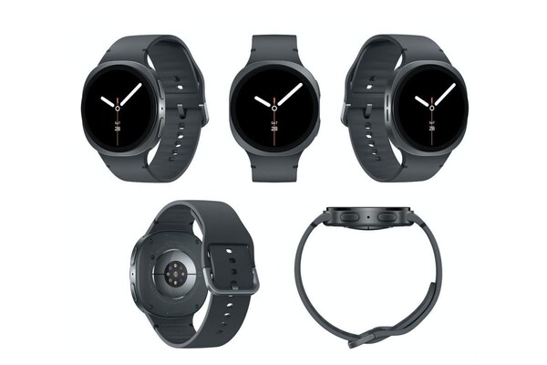 De Galaxy Watch 8 krijgt een nieuw siliconen bandje. (Afbeelding bron: PhoneArena/Evan Blass)