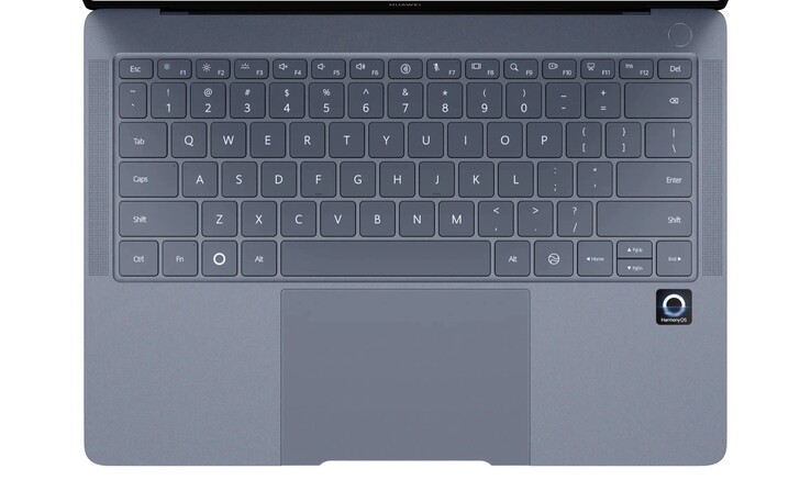 Het toetsenbord van de MateBook Pro heeft een speciale AI- en HarmonyOS-knop (Afbeelding bron: Huawei)