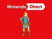 Nintendo Direct banner met Link uit Ocarina of Time