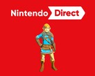 Nintendo Direct banner met Link uit Ocarina of Time