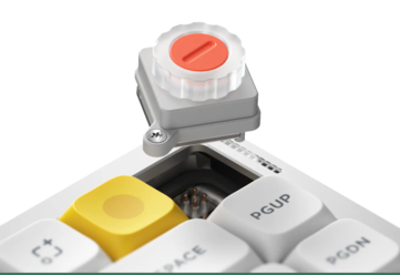 NuPhy Air75 V3 verwisselbare knoppenmodule. (Afbeeldingsbron: NuPhy)