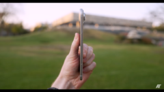 Een render van een &quot;iPhone 17 Air&quot;. (Afbeeldingsbron: AppleTrack via YouTube)