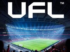 UFL football game banner (bron: Sony PlayStation met bewerkingen)