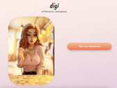 Artiesten van Pixar hebben geholpen bij het ontwerpen van de avatar voor de AI Girlfriend App (Afbeelding: Digi)