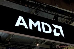 AMD-logo. Het bedrijf heeft onlangs voor het eerst een marktkapitalisatie van 1 biljoen dollar bereikt.