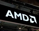 AMD-logo. Het bedrijf heeft onlangs voor het eerst een marktkapitalisatie van 1 biljoen dollar bereikt.