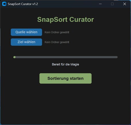 Snapsort sorteert grote fotocollecties in mappen op basis van de aanmaakdatum