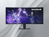 Voorkant van Alienware AW3926QW 5K OLED-monitor getoond