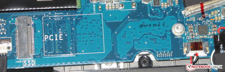 Er kan een extra NVMe SSD worden geïnstalleerd.