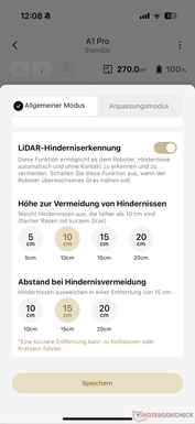 Maaierinstellingen (3)